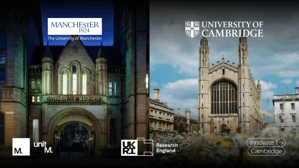 manchester-Manchester and Cambridge awarded £4.8 million funding for groundbreaking cross-UK innovation partnership